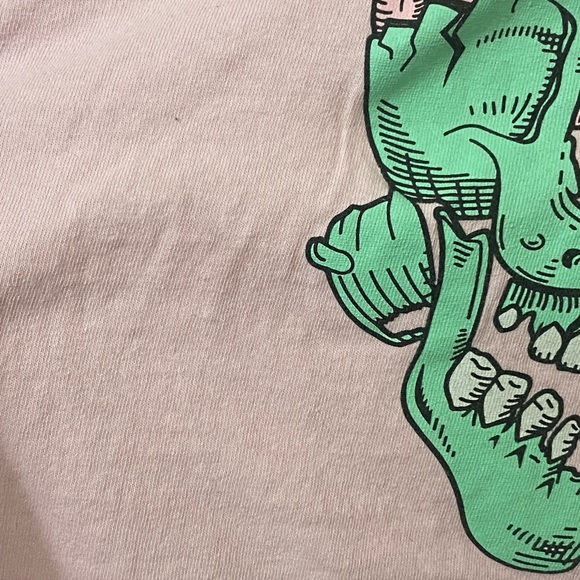 Awesome Rick & Morty PINK Retro Neon Skull Men’s L T-Shirt Rare - Picture 4 of 7